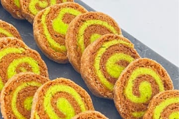 Pandan Roll Biscuits